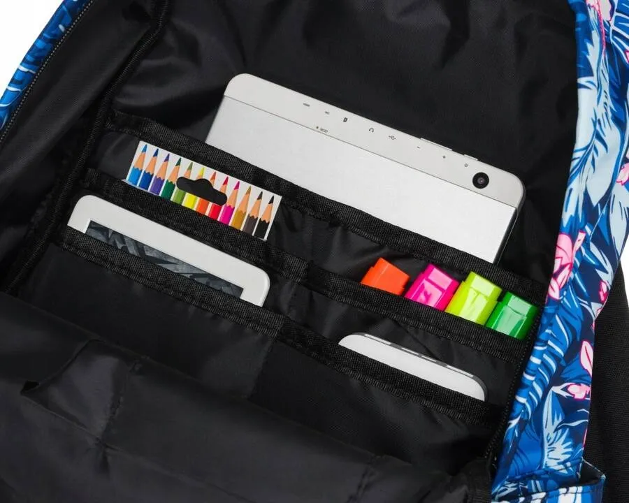 Plecak miejski Peterson PTN 79904 print kwiaty