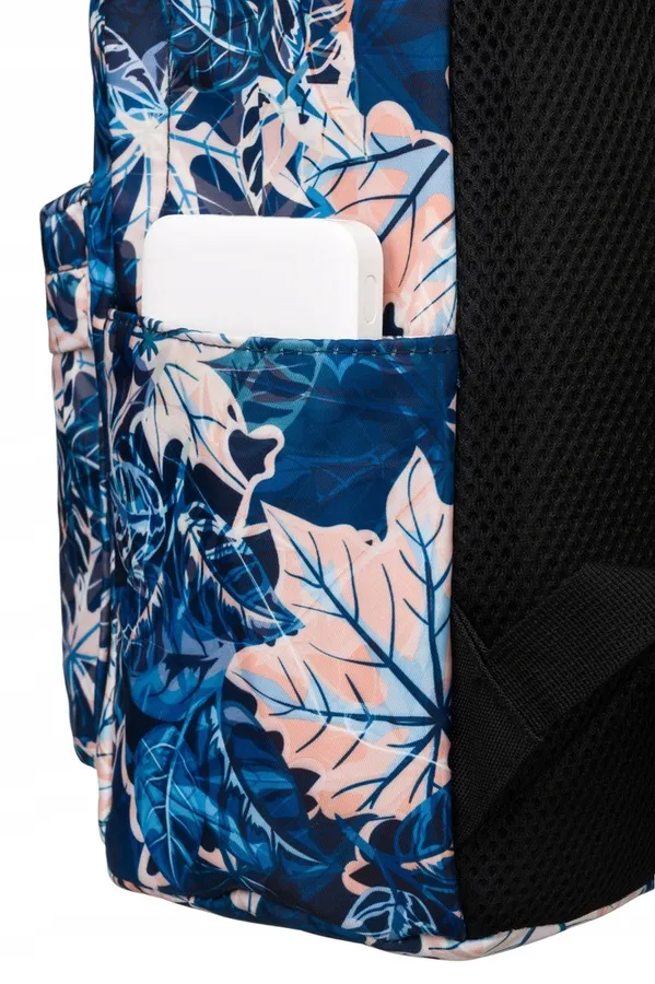 Plecak miejski Peterson PTN 79904 print liście