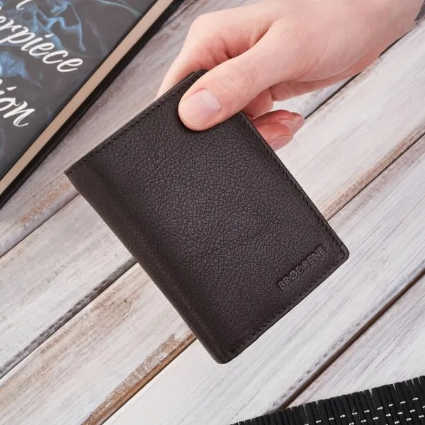 Portfel Skórzany Brødrene G-106 Brązowy