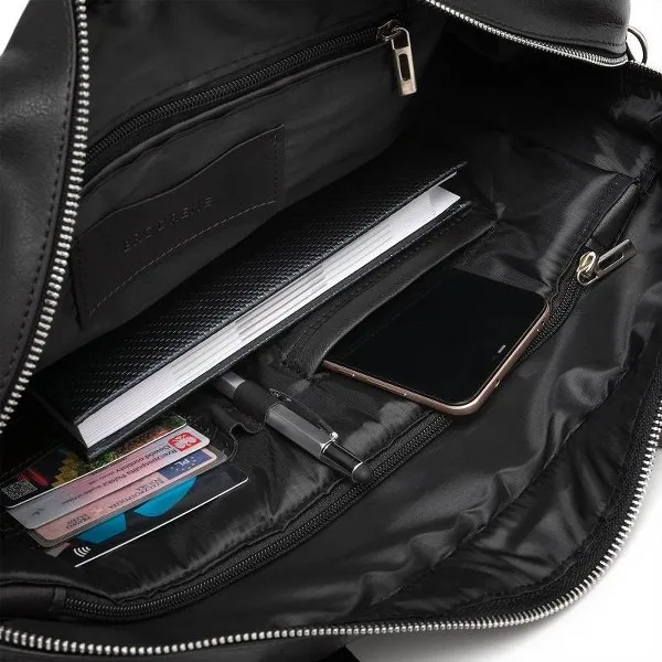 Torba na Laptopa Męska Brødrene B01 Czarny