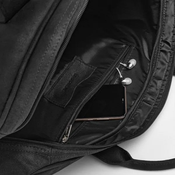 Torba Podróżna Skórzana Weekendowa Brødrene BL10 Czarna