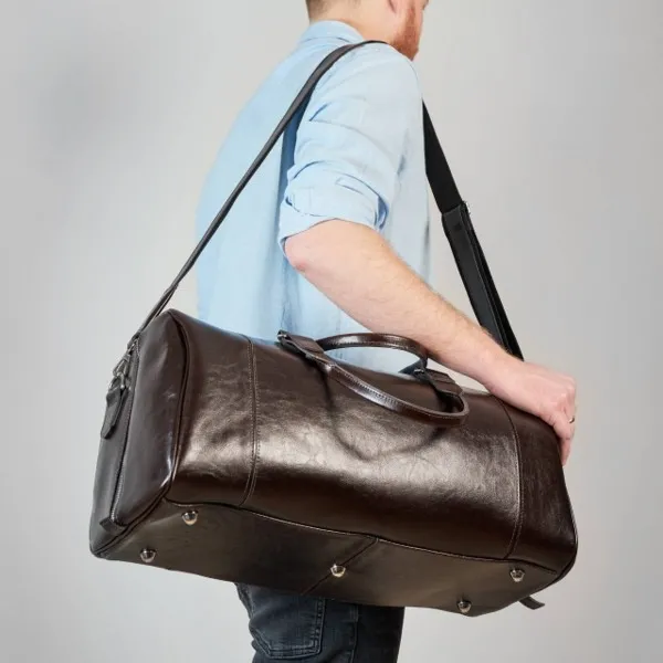 Torba Podróżna na Ramię Brødrene R30 Ciemny Brąz