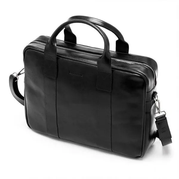 Skórzana Torba na Laptopa Brødrene R01 Czarny