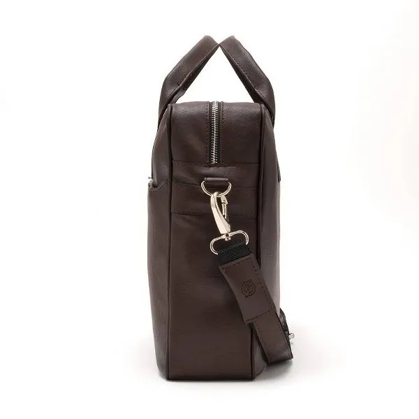 Męska Torba na Ramię Brødrene B12 Ciemny Brąz