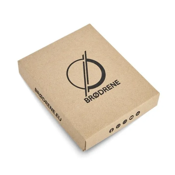 Skórzany Portfel Męski Brødrene G-06L RFID Brązowy