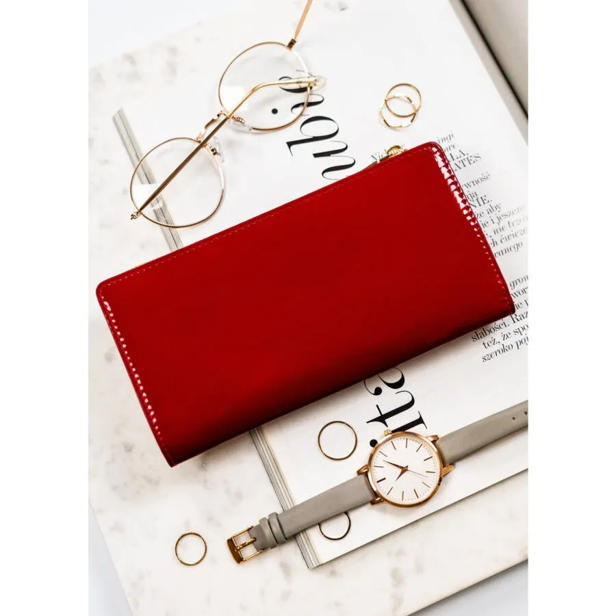 Portfel damski Peterson PTN ST-415 czerwony