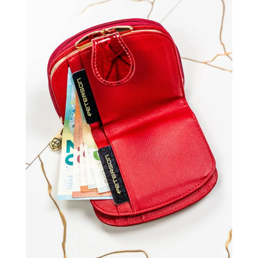 Portfel damski Peterson PTN 43972-BFBC czerwony