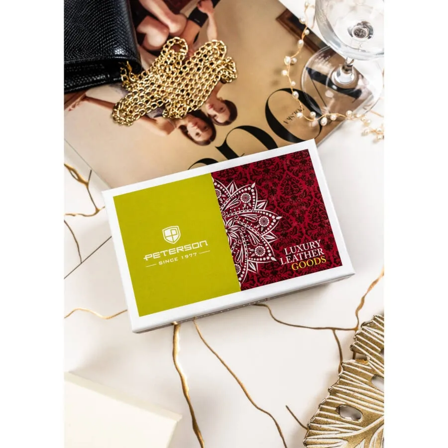 Portfel damski Peterson PTN 15-09-BFBC czerwony