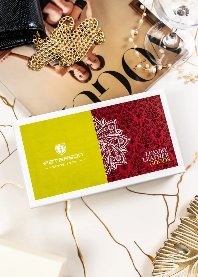 Portfel damski Peterson PTN 76116-SH czerwony