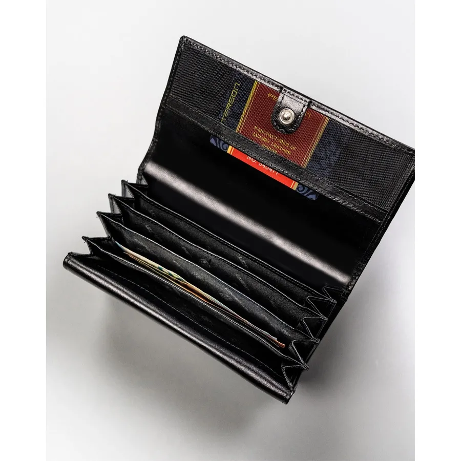 Portfel skórzany Peterson PTN D03-NGV czarny