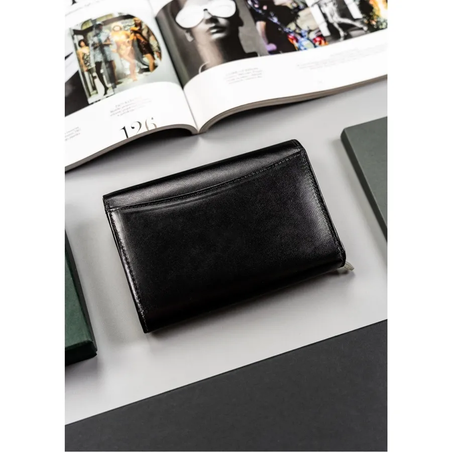 Portfel skórzany Peterson PTN D15-NGV czarny