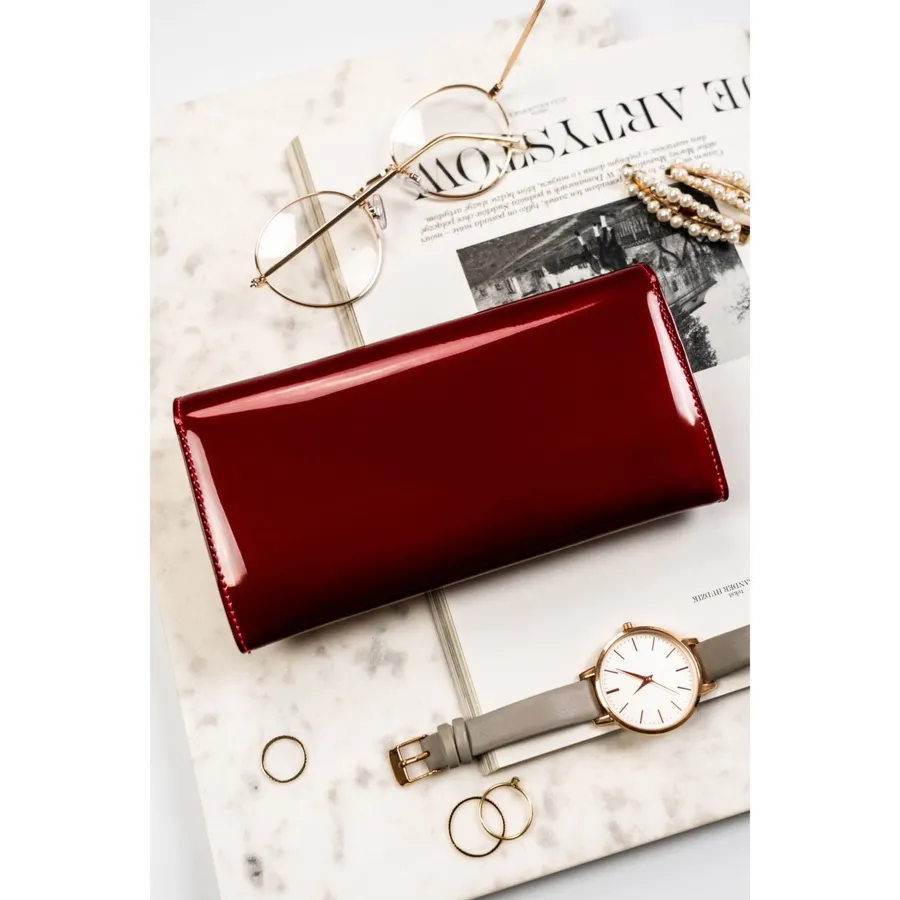 Portfel damski Peterson PTN BC-42122 czerwony