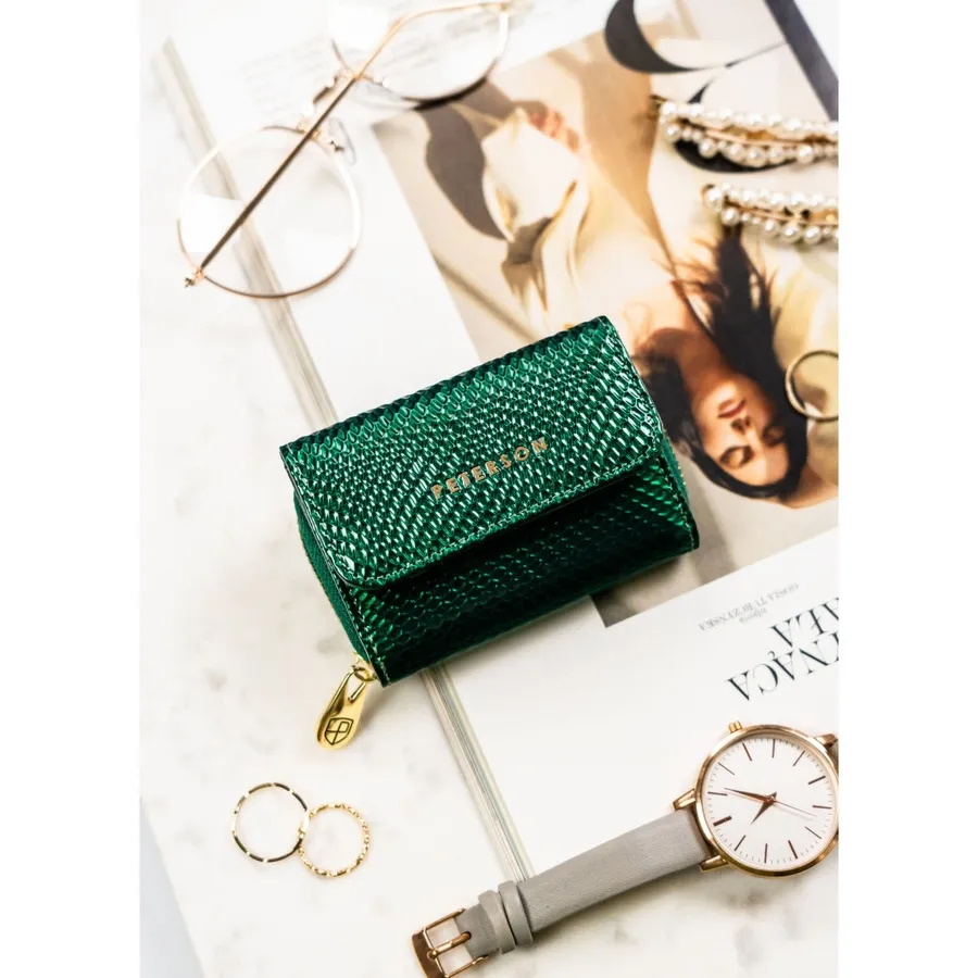 Portfel damski Peterson PTN 423229-DSL zielony