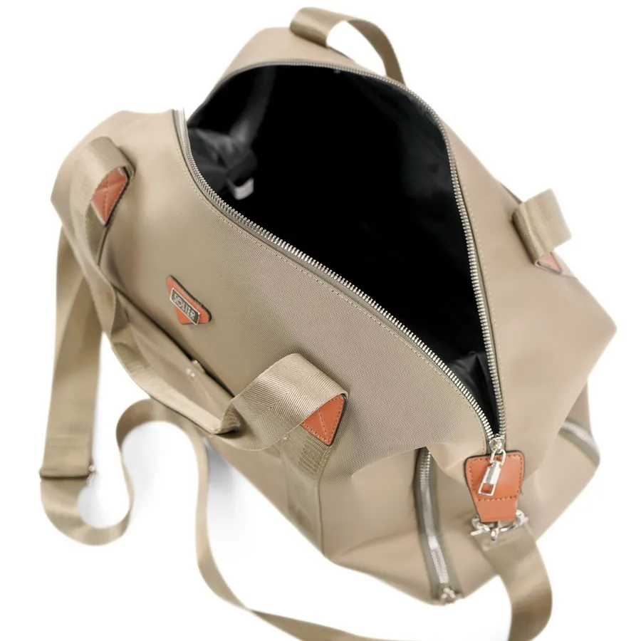 Torba podróżna na ramię damska FB50 beżowa