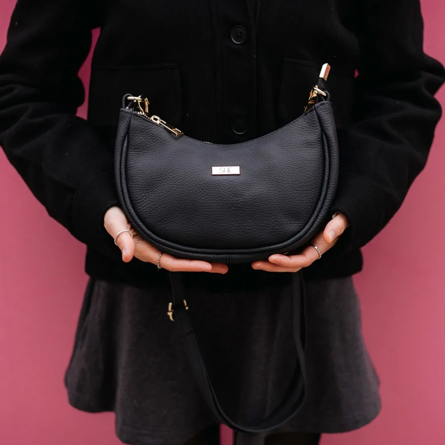 Listonoszka skórzana łódka SHE 709/s