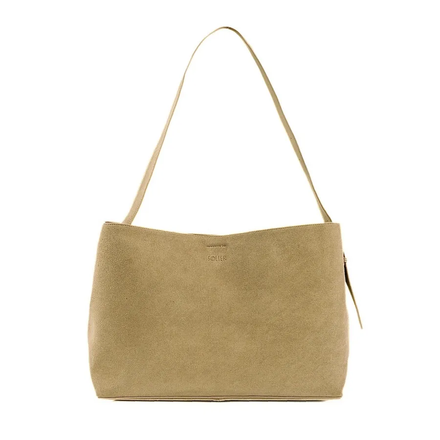 Shopperka zamszowaSolier FL39 Maya beżowa