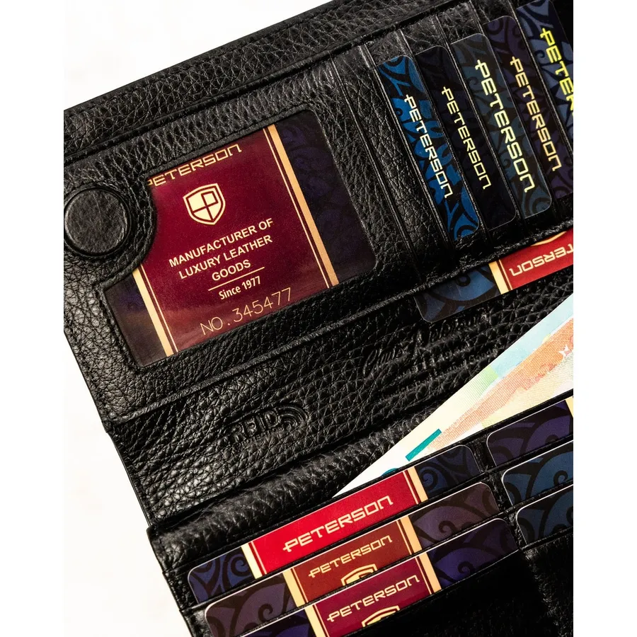 Portfel damski Peterson PTN LJ-421431 czarny