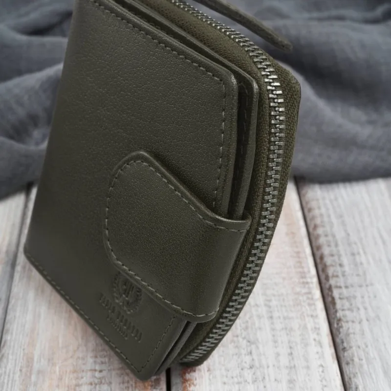 Portfel damski skórzany mała portmonetka RFID Paolo Peruzii AL-24-GB