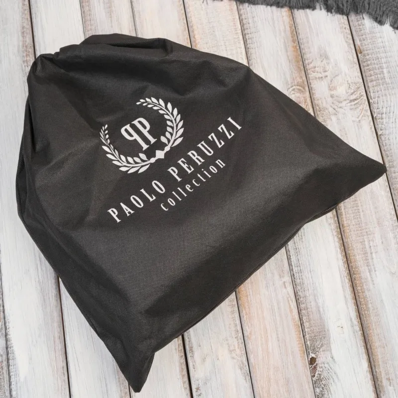 Torebka damska na ramię skórzana koniakowa kompaktowa listonoszka Paolo Peruzzi IM-04-CG