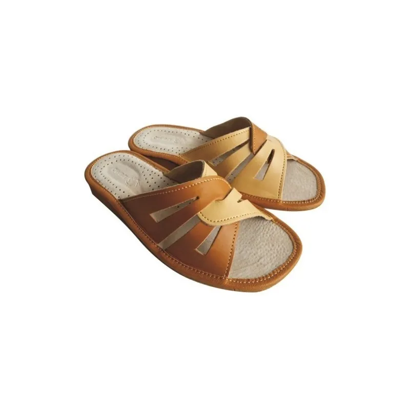 Kapcie damskie R.37 profilowane klapki komfort i wygoda na co dzień KD-05-BR-37