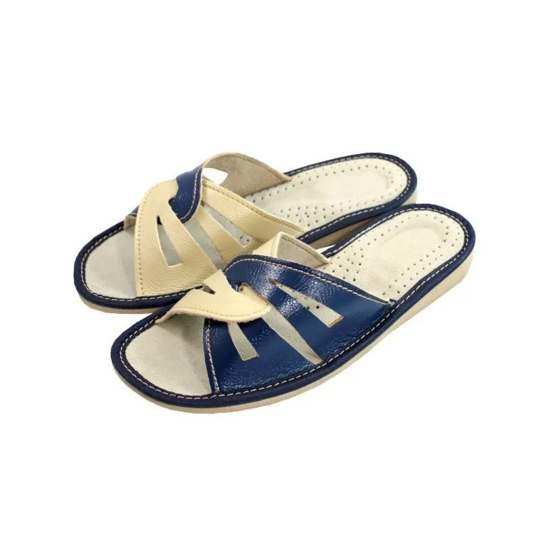 Kapcie damskie R.39 wygodne antypoślizgowe oddychające wsuwane klapki KD-05-DB-39