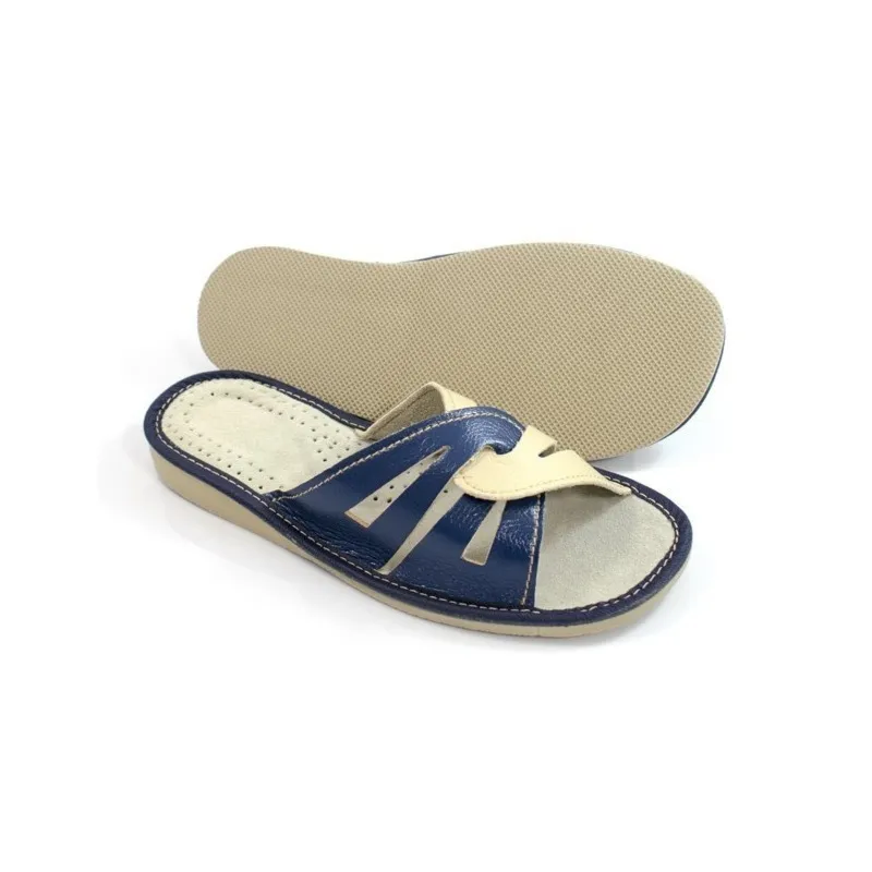 Kapcie damskie R.36 wygodne antypoślizgowe oddychające wsuwane klapki KD-05-DB-36