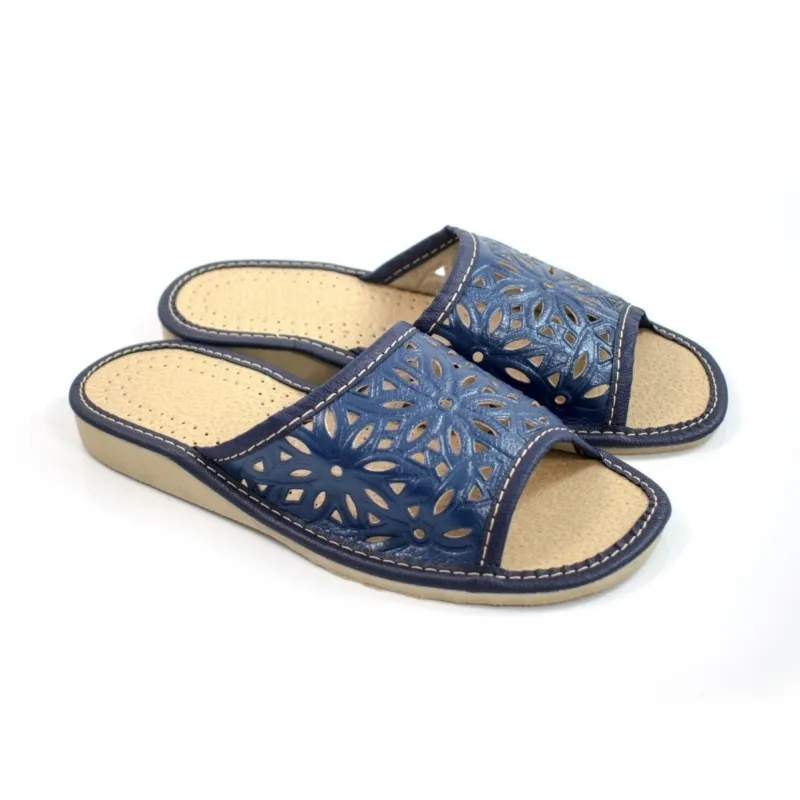 Kapcie klapki damskie R.36 ażurowe wygodne lekkie profilowane KD-02-DB-36