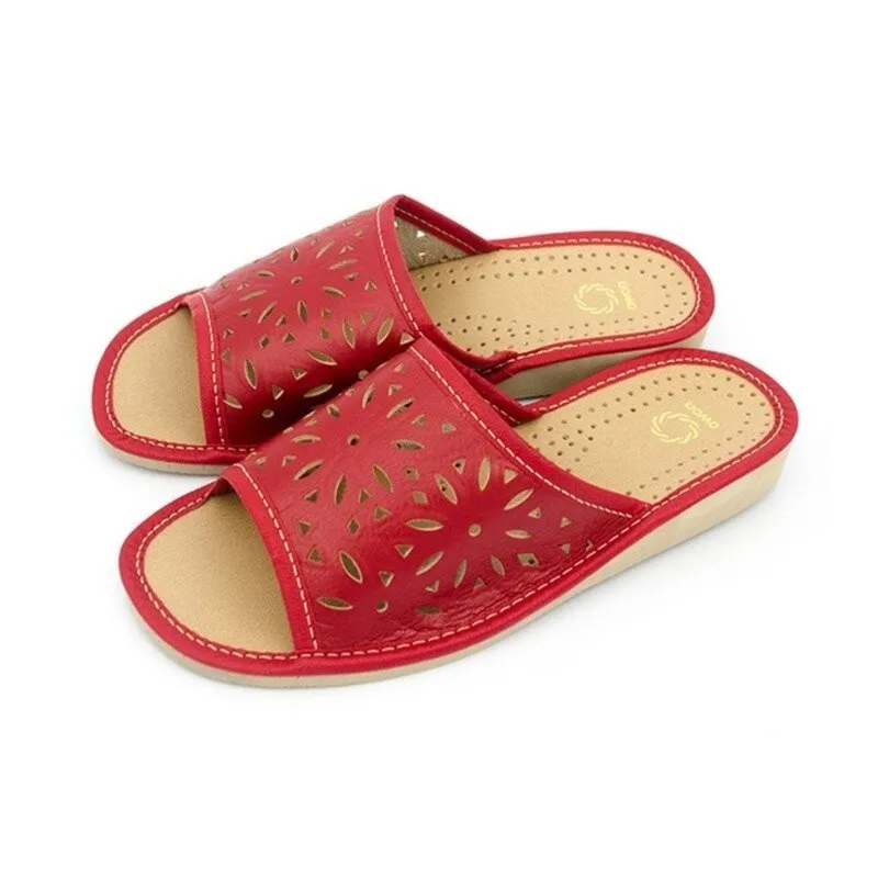 Kapcie damskie R.41 wygodne antypoślizgowe oddychające wsuwane KD-02-RD-41