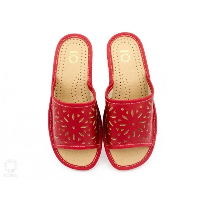 Kapcie damskie R.36 wygodne antypoślizgowe oddychające wsuwane KD-02-RD-36