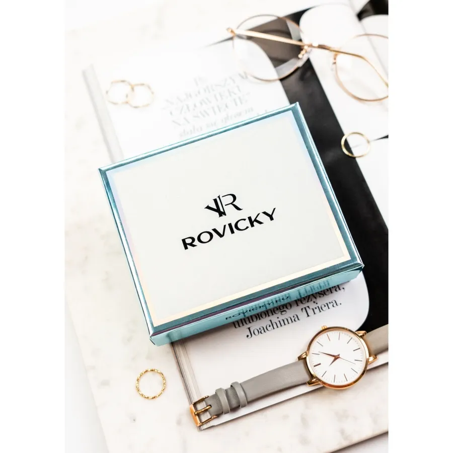 Portfel damski ze skóry ekologicznej w różowym kolorze, wyposażony w system RFID - Rovicky