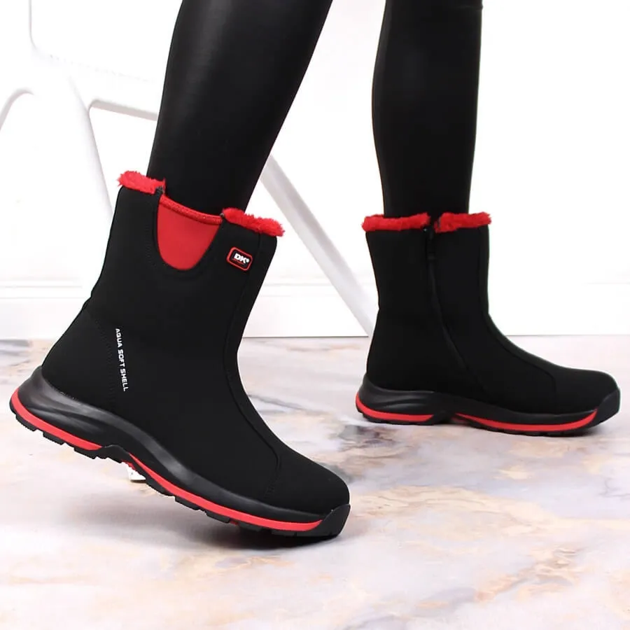 Czarne śniegowce wodoodporne DK SoftShell 15101