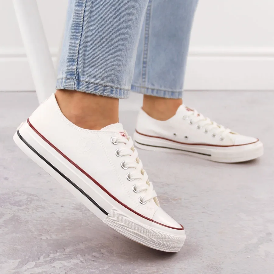 Trampki niskie tekstylne białe Big Star NN274274