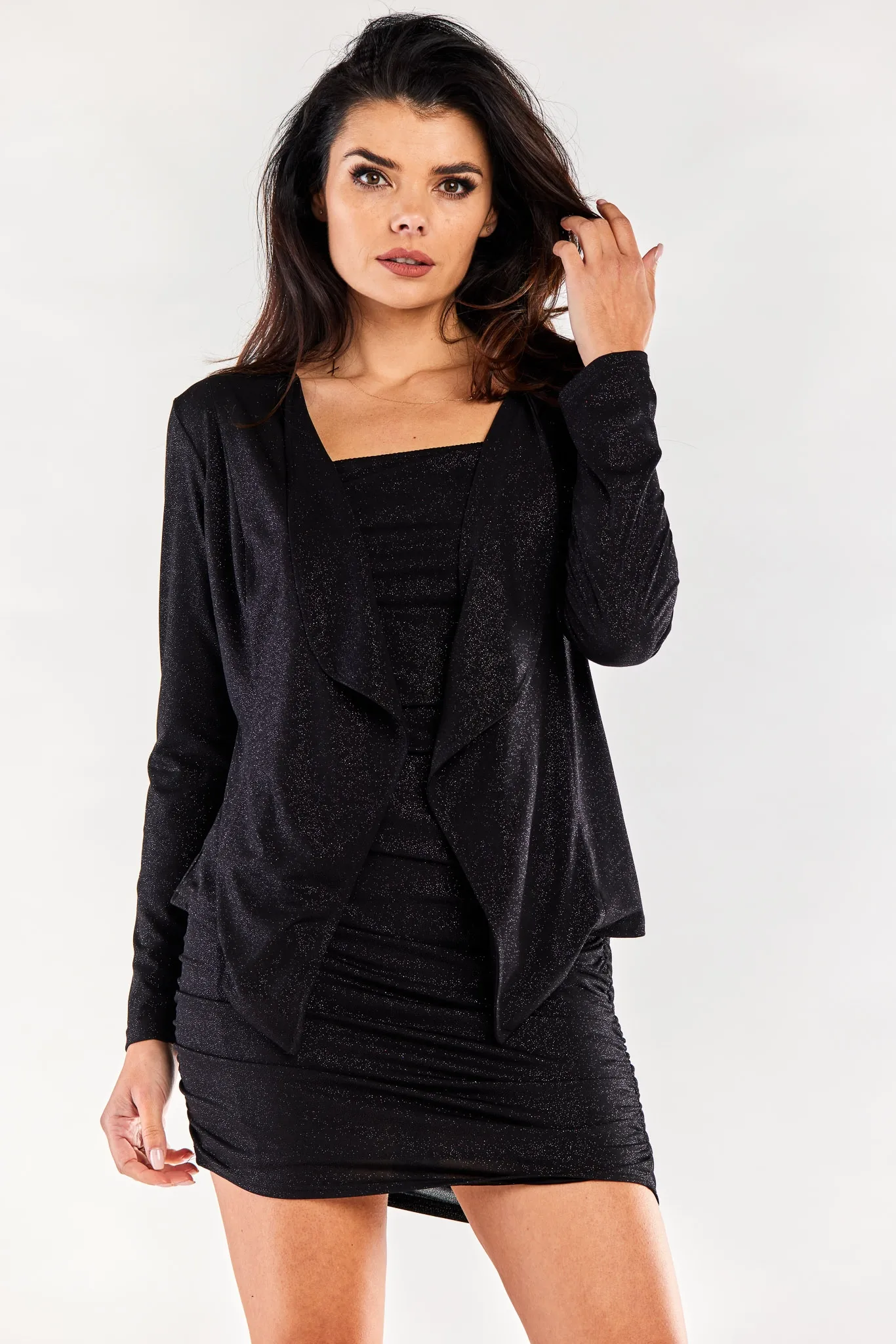 Narzutka z Błyskiem - CZARNA