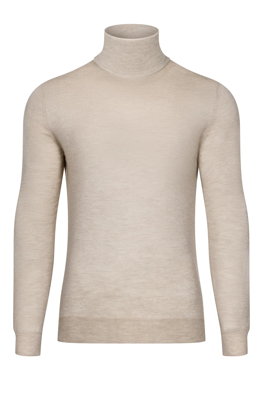 Beżowokremowy męski sweter z kaszmiru 7XL