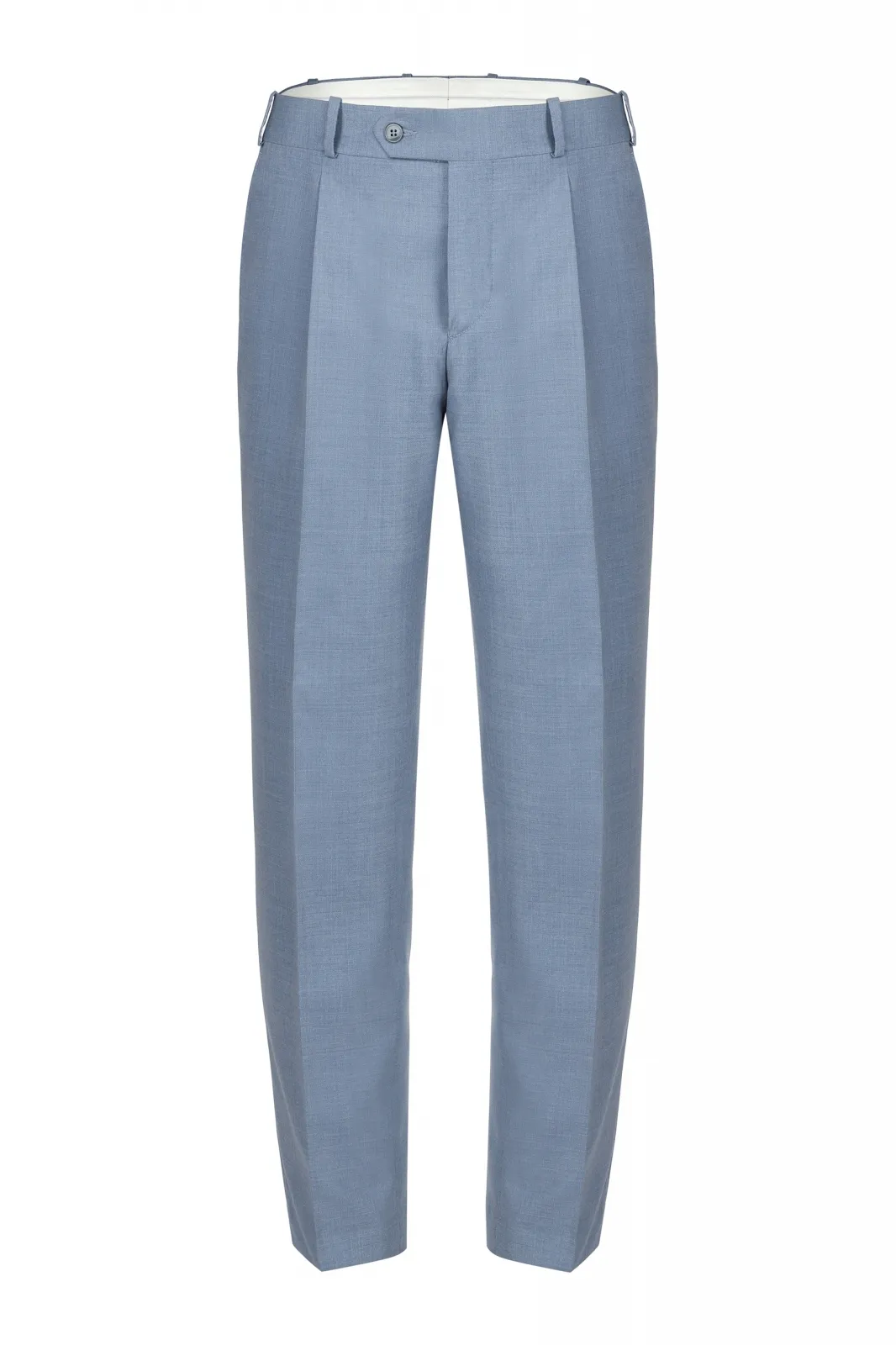 Błękitne eleganckie spodnie 44