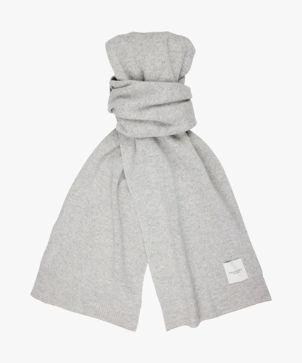 Profuomo szal męski szary jesienno-zimowy