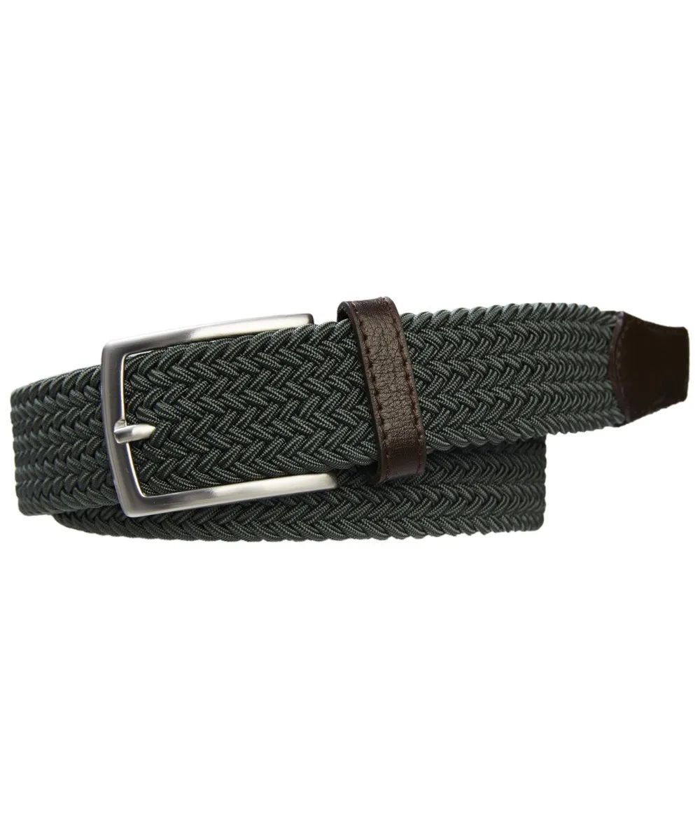 Zielony pasek pleciony męski Profuomo  115