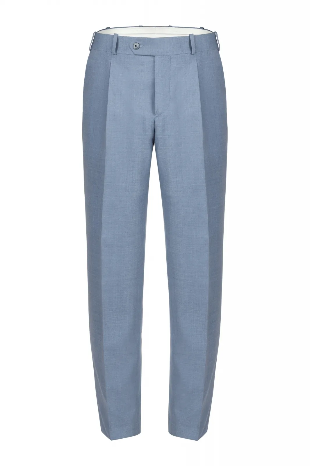 Błękitne eleganckie spodnie 50