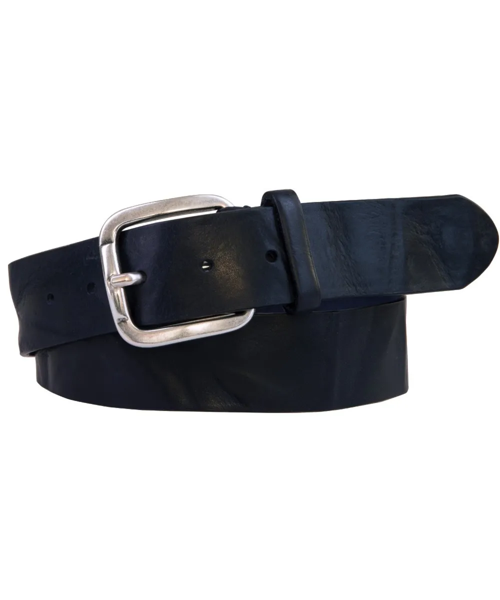 Granatowy pasek męski Profuomo w nieformalnym stylu 85