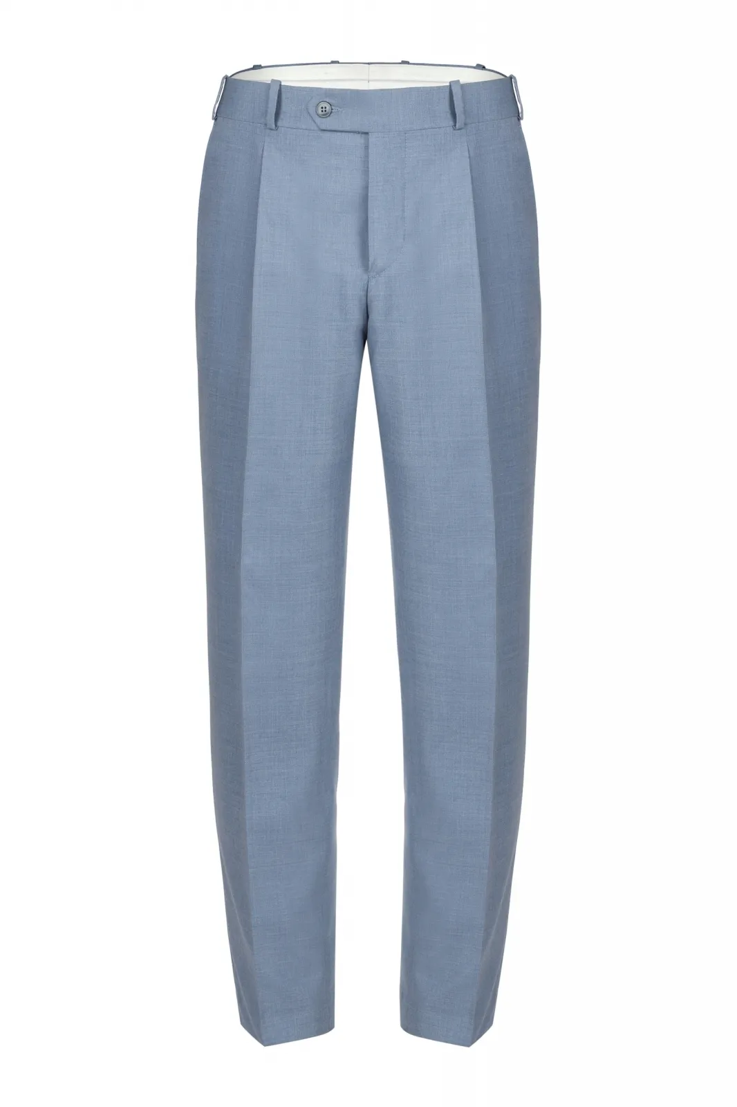 Błękitne eleganckie spodnie 46