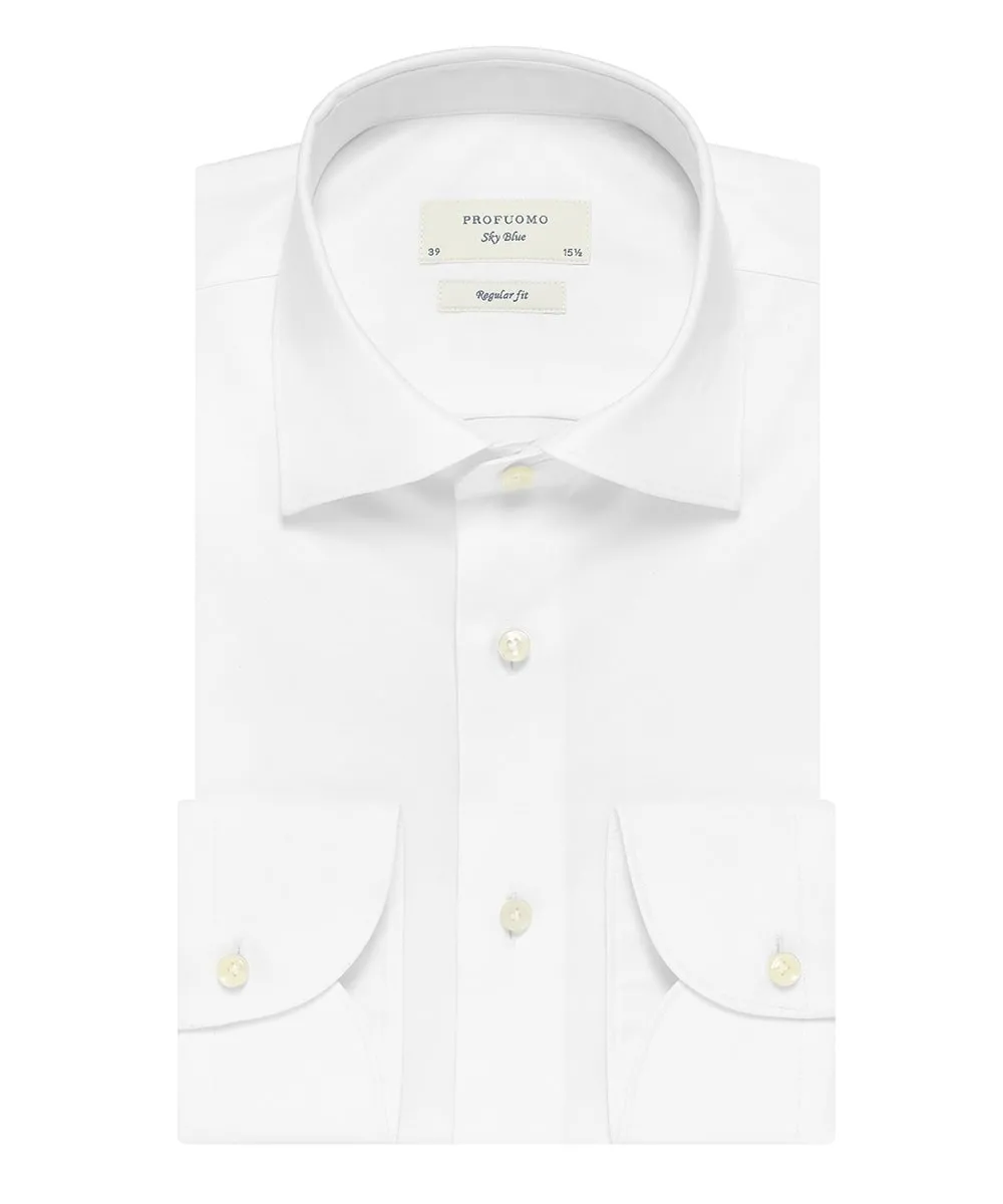 Biała klasyczna koszula męska (Regular FIT), na guziki 42