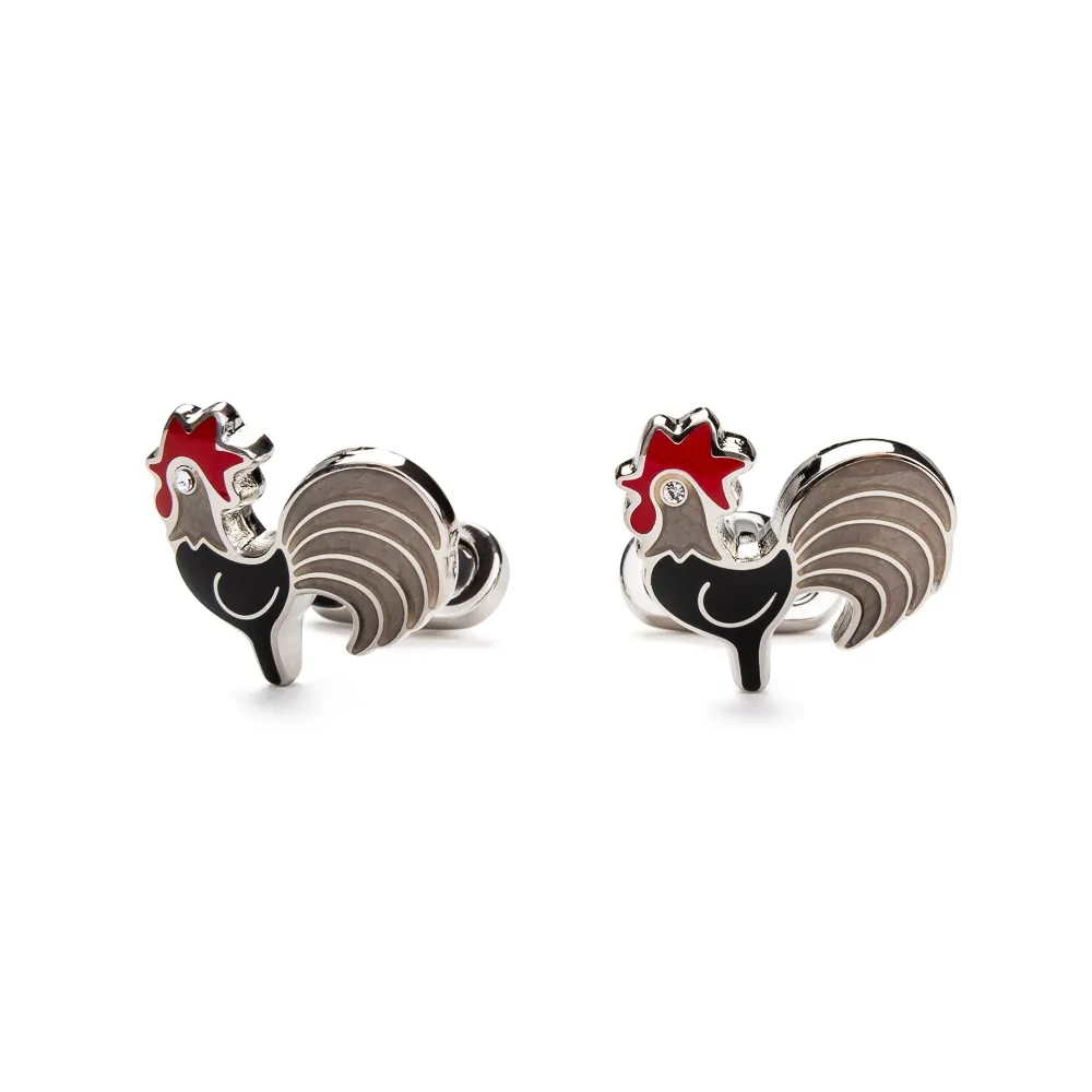 Spinki do mankietów - kogut