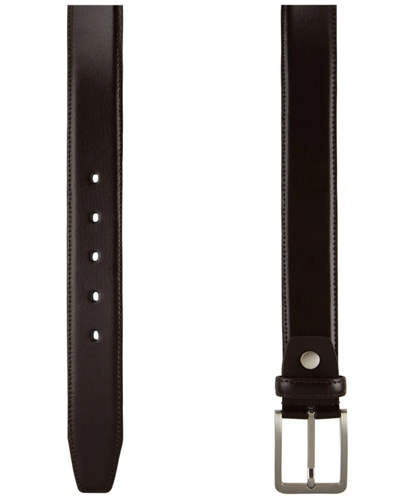 Elegancki brązowy pasek skórzany Profuomo 95