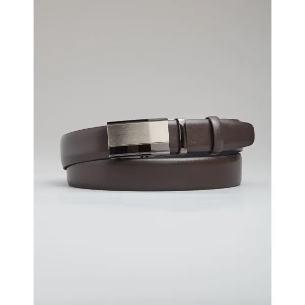 pasek lari ciemny brąz bez obszycia 3,5