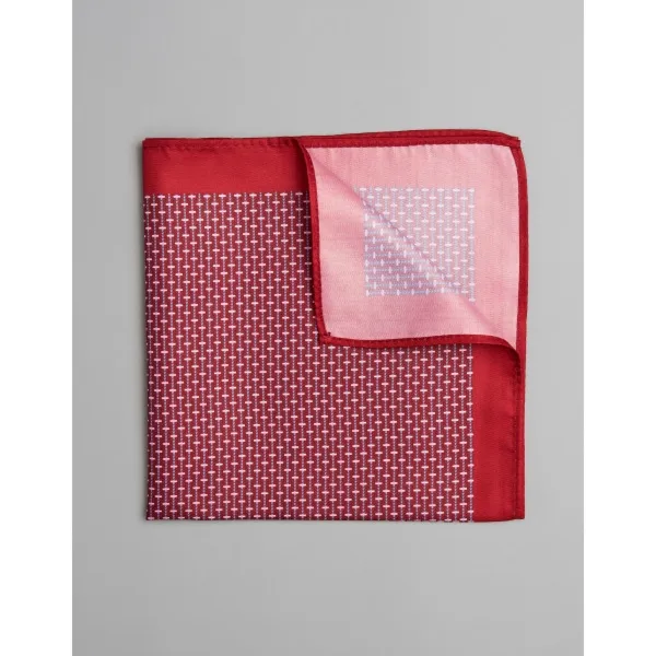 poszetka classico bordowy mikrowzór 0012