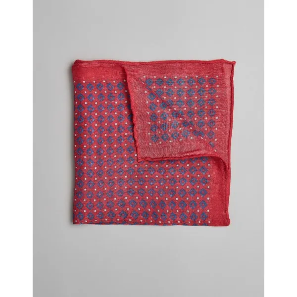 poszetka modal bordowy mikrowzór 0005