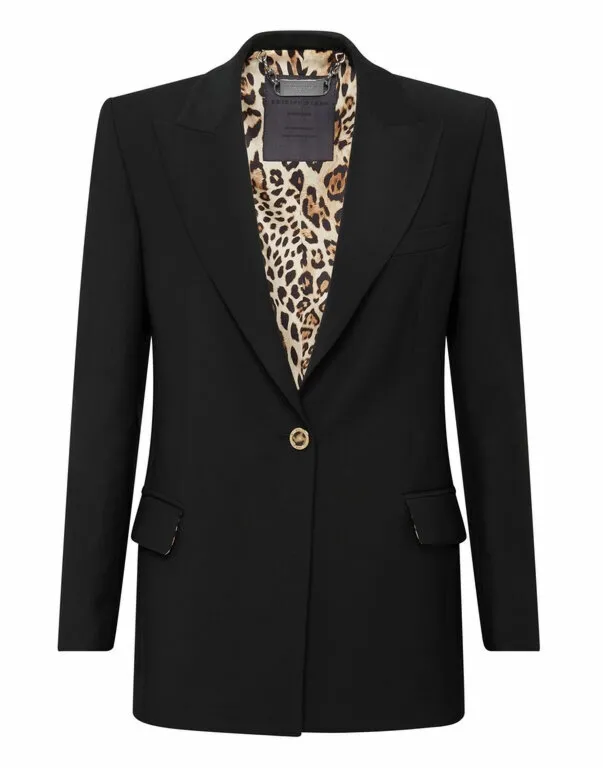 ELEGANCKA MARYNARKA Z LOGO