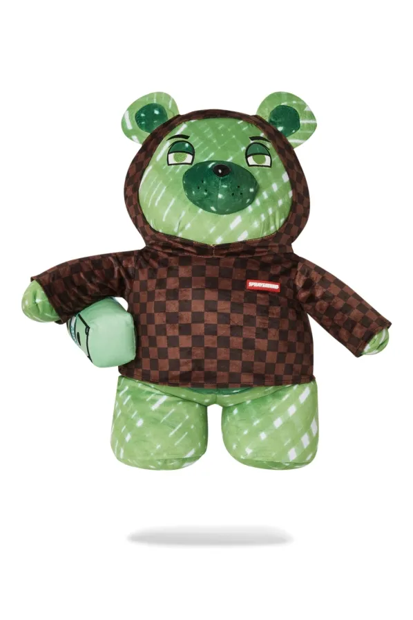 PLECAK W KSZTAŁCIE PLUSZOWEGO MISIA "SHARKS IN PARIS FADE AWAY HOODIE MONEYBEAR"