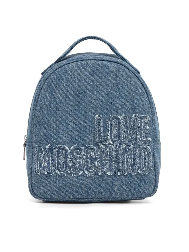 JEANSOWY PLECAK Z LOGO