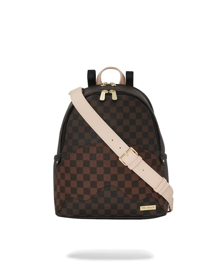 MAŁY PLECAK Z WZOREM I LOGO "BOUJEE STRAP"